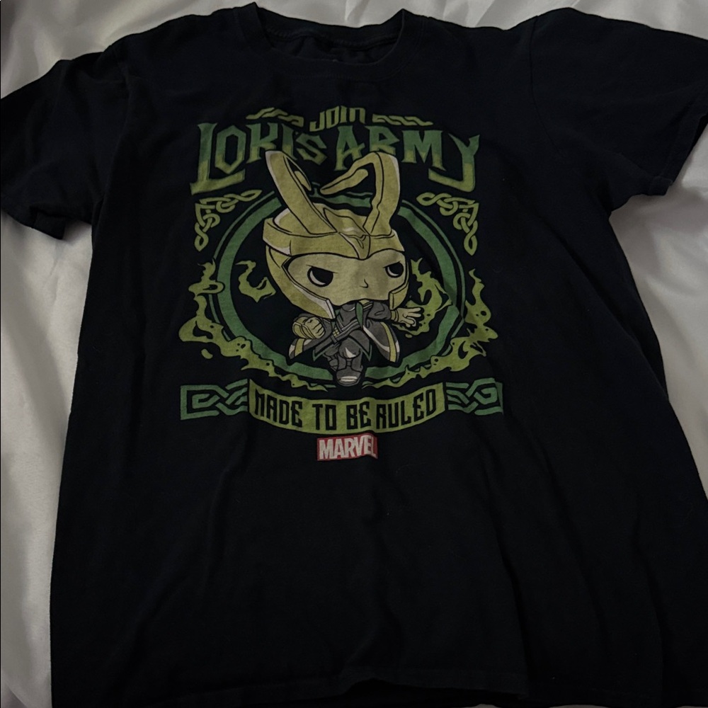 Marvel Loki Join the Army Black T-Shirt